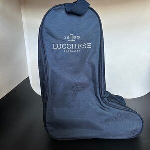 Lucchese Boot Carry and Storage Bag with Double Zippered Compartment, Blue
